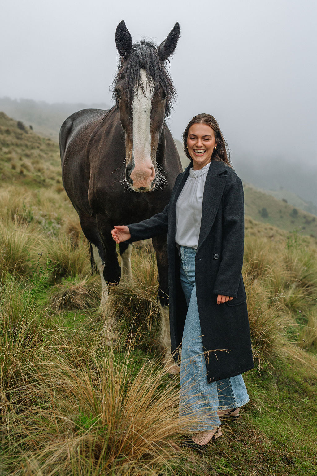 The Atér Original Wool Coat - Black