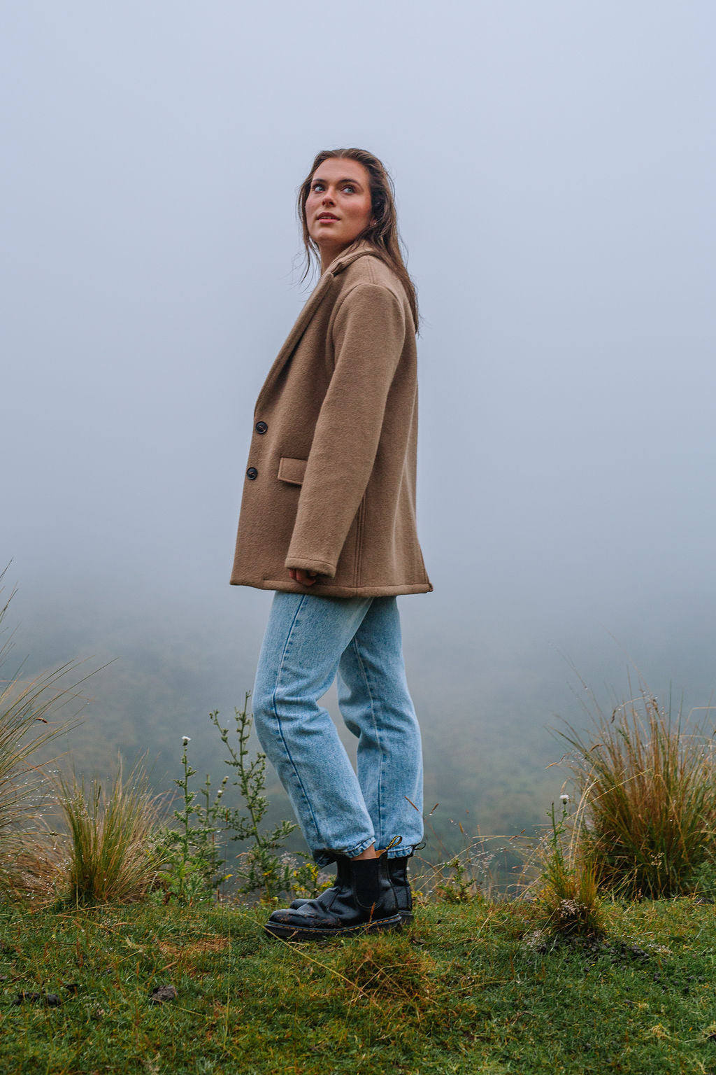 Luxe Holland Wool Blazer - Camel