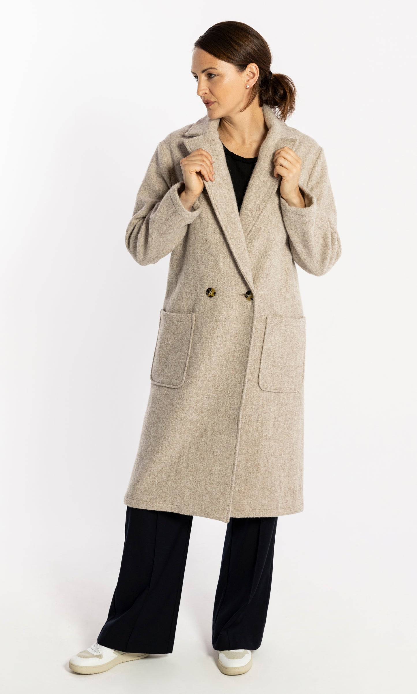 The Atér Original Wool Coat - Wheat