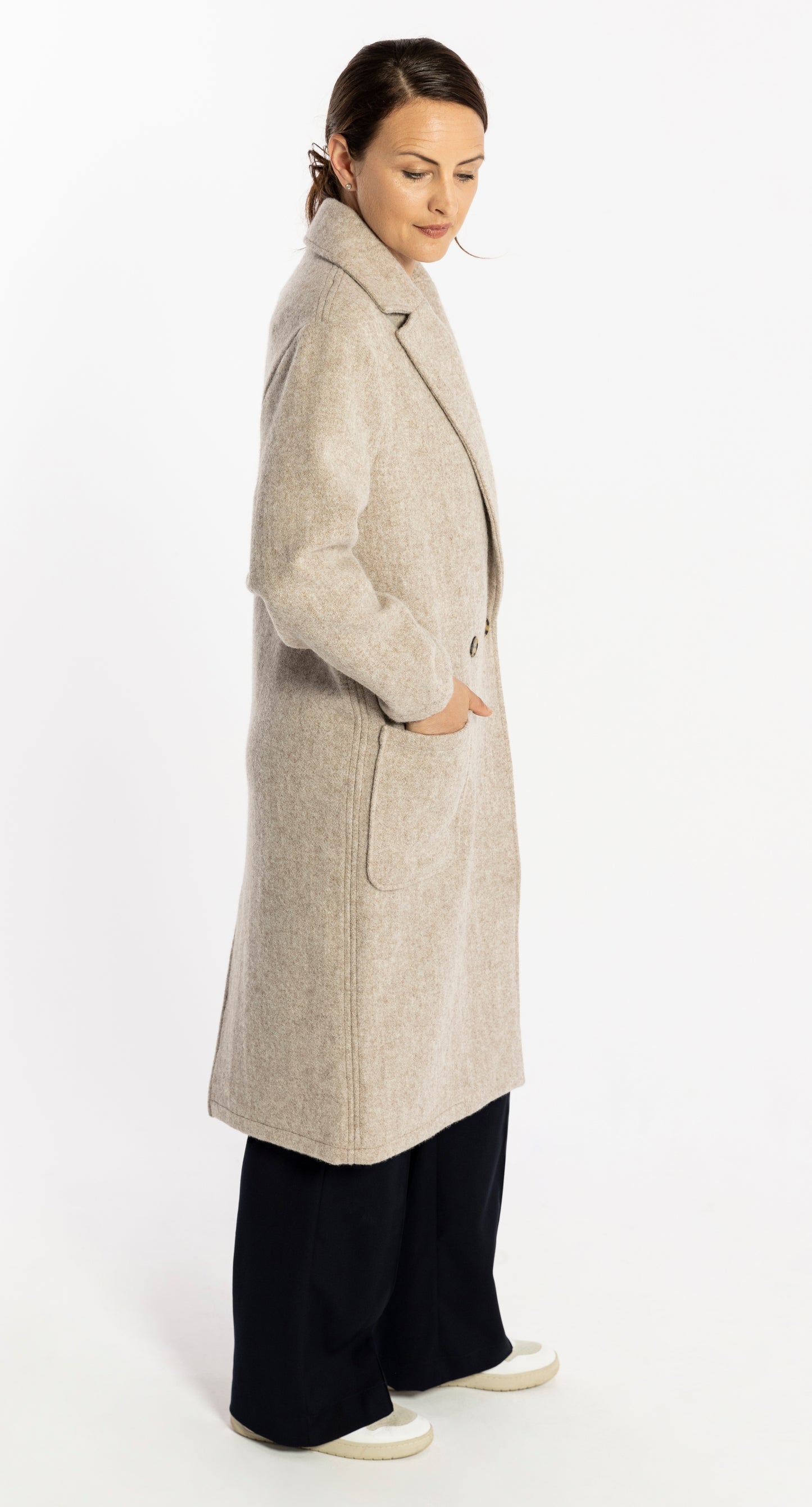 The Atér Original Wool Coat - Wheat
