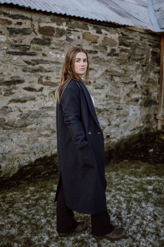 The Atér Original Wool Coat - French Navy